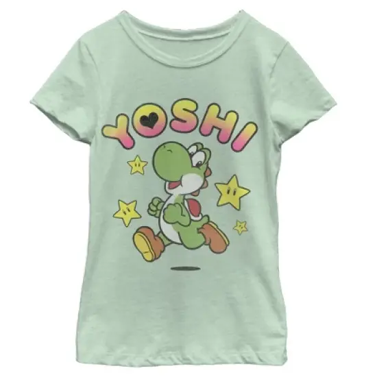 Girl's Nintendo Yoshi Love T-Shirt image {2}