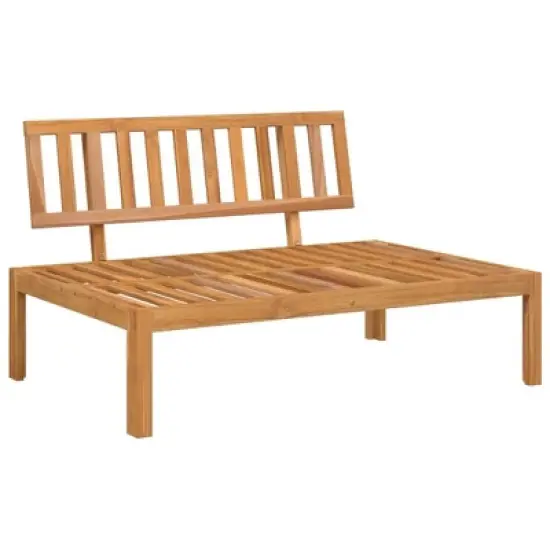 vidaXL Pallet Sofa Set Natural Wood Solid acacia wood 5 Piece Set image {3}