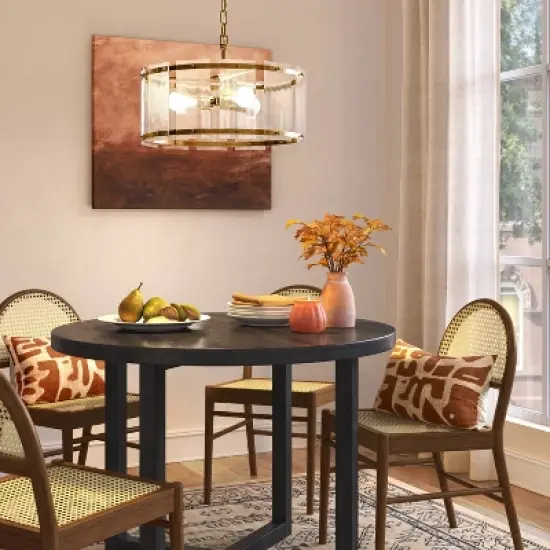Glam Glass Ceiling Chandelier Brass - Threshold&trade; image {2}