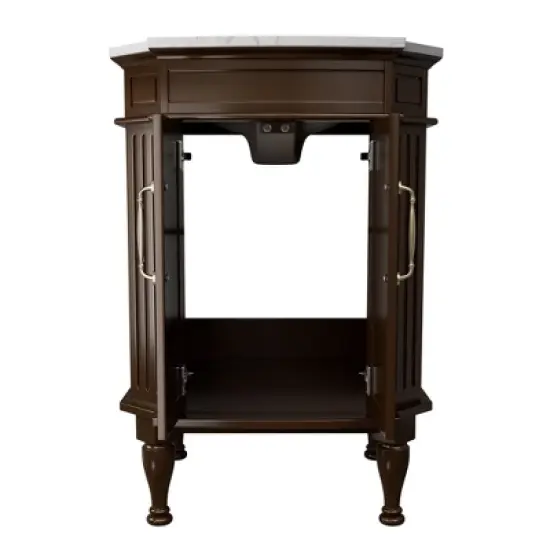 Hyleory Bathroom Storage Vanity,Bathroom Cabinets Freestanding with Door for Bathroom Floor Cabinet,Restroom Cabinet, Storage Cabinet image {8}