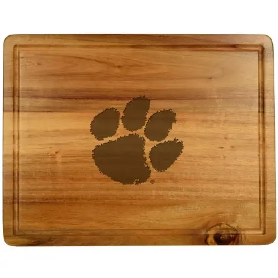 NCAA Clemson Tigers Acacia Charcuterie Board - 13" x 10" image {4}