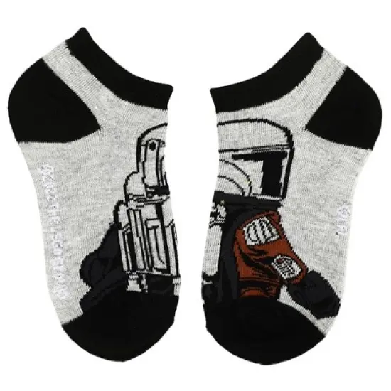 Lego X Star Wars Mandalorian Child & Mando Women's 6-Pack Ankle Socks image {2}