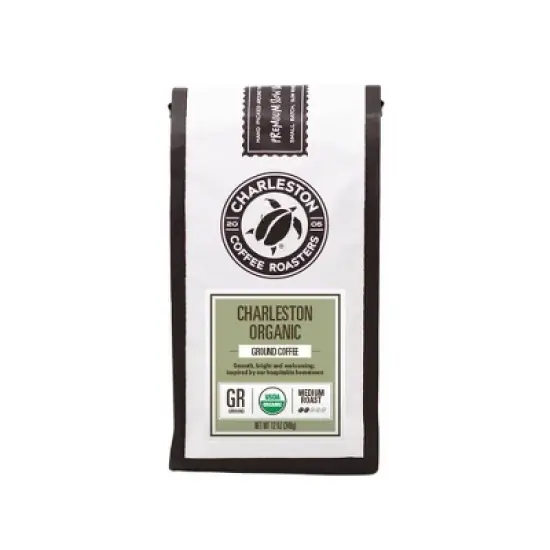 Charleston Coffee Roasters Charleston Organic Medium Roast Ground Coffee - 12oz image {7}