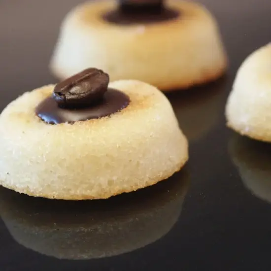 Silikomart Silicone Bakeware Savarin Mold 1.7 Oz, 2.56" Dia .83" H, 8 Cavities image {2}