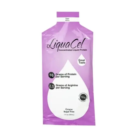 LiquaCel Oral Supplement Grape 1 oz. Packet 100 Ct image {1}
