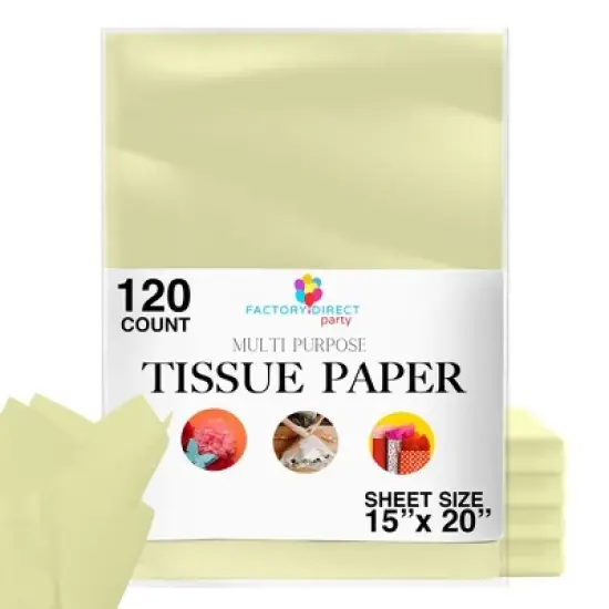 Crown Display Tissue Paper 15" x 20" Packing Paper for Gifts - 120 Count image {17}