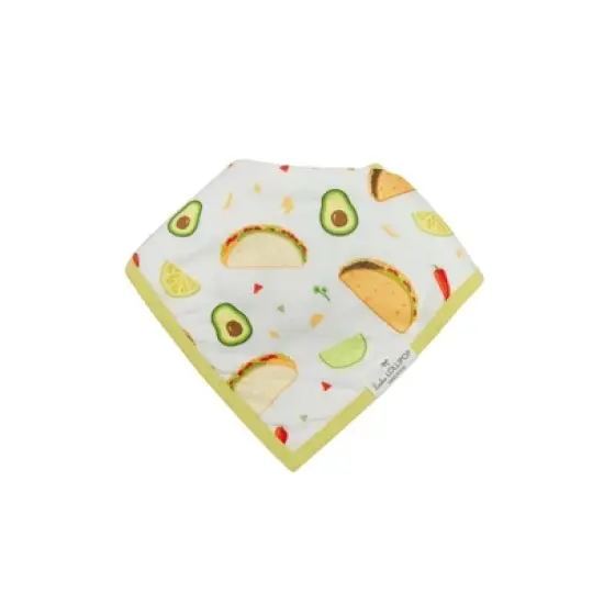 Loulou Lollipop 2pk Muslin Bandana Bib Set - Avocado image {2}