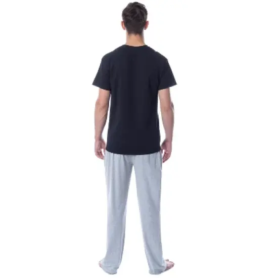 Willy Wonka Mens' Wonka Chocolate Bar Sleep Pajama Set Shirt Pants Multicolored image {2}