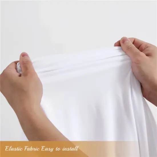 Wedding Arch Cover, Set of 3 6 + 6.6 + 7.2 ft Doublesid Spandex Wedding Arch Fabric Set with Zip image {7}