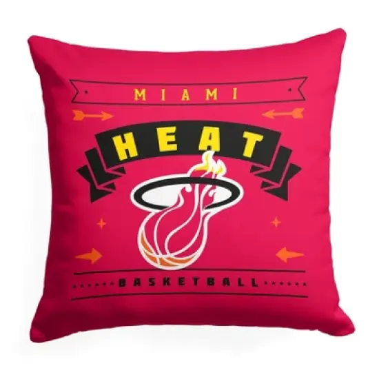 NBA Miami Heat Hardwood Classics Printed Throw Pillow image {5}