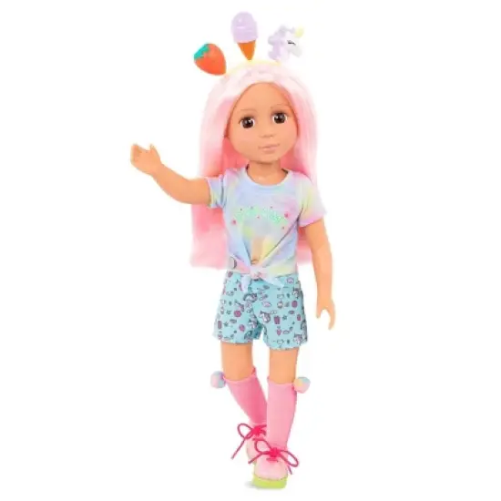Glitter Girls Poseable Doll with Colored Hair & Accessories - Nixie image {3}