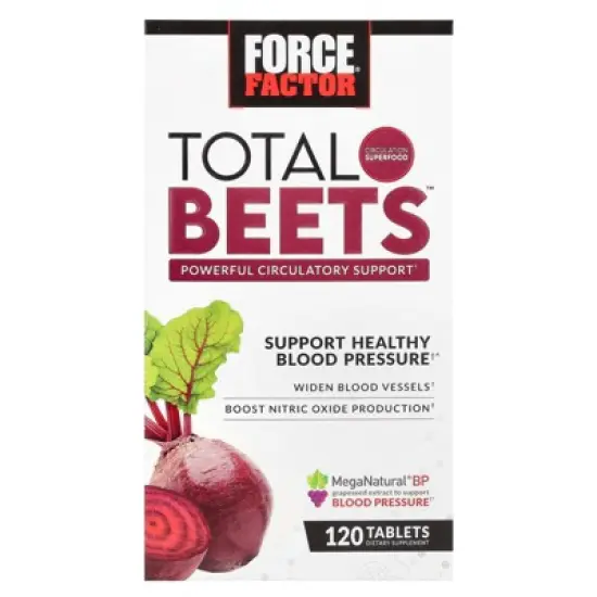 Force Factor Total Beets&trade;, Powerful Circulation Support, 120 Tablets image {4}