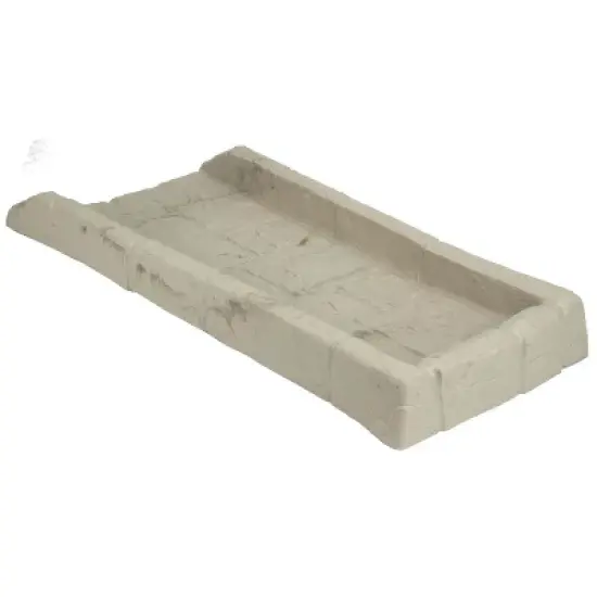 Suncast SB24 Decorative Rain Gutter Downspout Garden Splash Block, Light Taupe image {3}