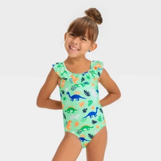 Toddler Girls' Ruffle One Piece Swimsuit - Cat & Jack&trade; image {3}