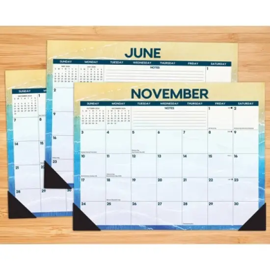 Willow Creek Press 2024 Monthly Planner 22"x17" Beach image {1}