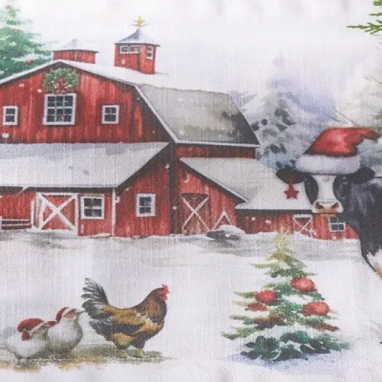 Park Designs Christmas At The Farm Table Runner 13" X 36" image {2}