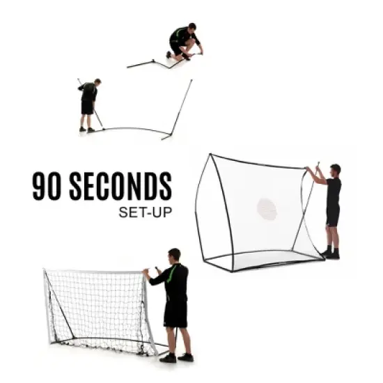 QUICKPLAY KICKSTER 2-in-1 Soccer Goal & Rebounder 8 x 5' image {3}