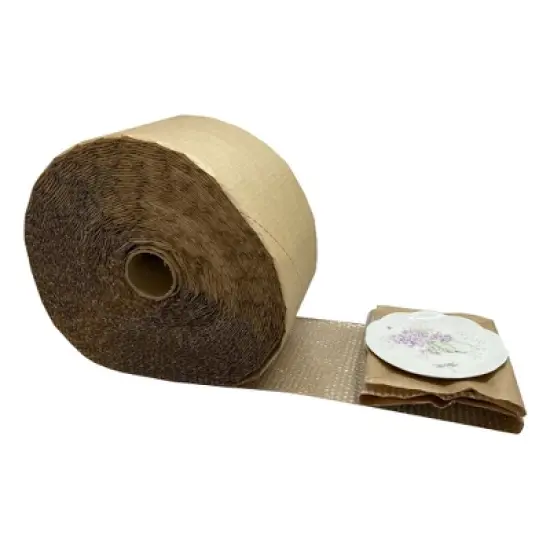 UOFFICE Kraft Backed Bubble Cushioning Wrap 12" x 125-Feet long Roll image {5}