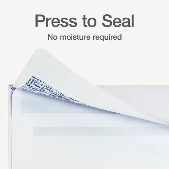 Quality Park Reveal-N-Seal Self Seal Security Tinted #10 Double Window Envelope 4 1/8" x 9 1/2" image {3}