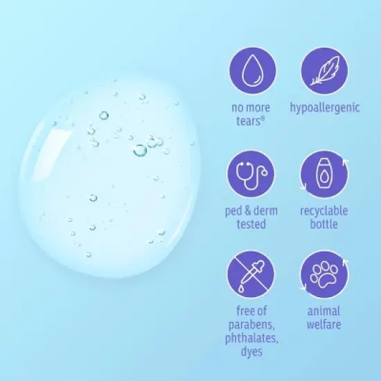 Johnson's Sensitive Care Baby 2-in-1 Body Wash & Shampoo - Lightly Scented - 13.5 fl oz image {6}