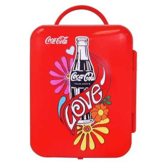 Coca-Cola Love 1971 Series 4L Cooler/Warmer 12V DC 110V AC Mini Fridge image {1}