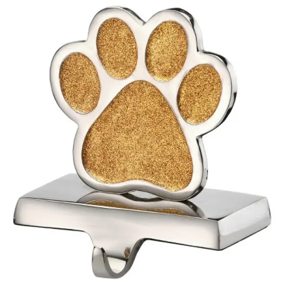 3pc 5" Gold Sparkle "JOY" Stocking Holders - National Tree Company image {4}