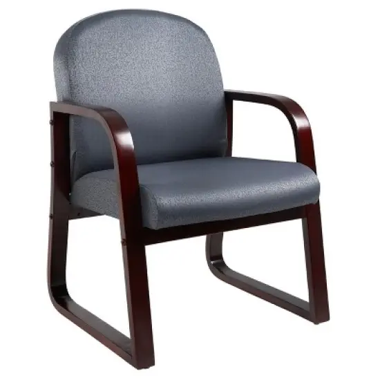 Mahogany Reception Chair - Boss Office Products image {7}