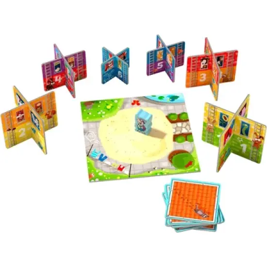 HABA My Very First Games Rhino Hero Junior Cooperative Stacking & Matching Game image {2}