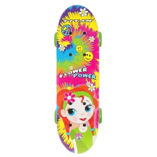 Titan Flower Power 17" Skateboard, Blue image {5}