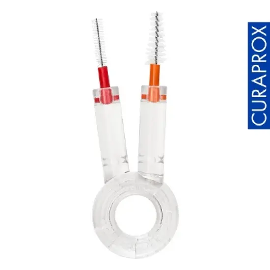 Curaprox UHS 425 Duo Holder, Dual-End Interdental Brush Handle for Easy Size Switching image {2}