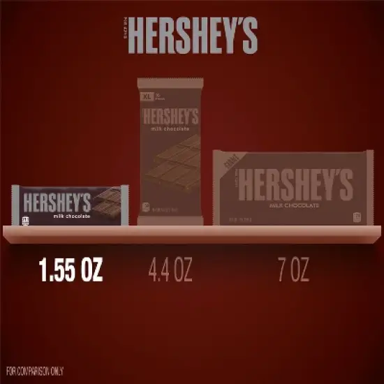 Hershey's Milk Chocolate Candy Bar - 1.55oz image {5}