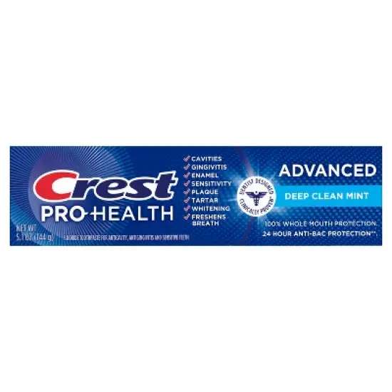Crest Pro-Health Advanced Deep Clean Mint Toothpaste - 5.1oz image {8}