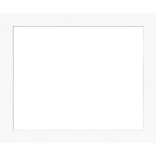 Amanti Art Cabinet White Framed Dry Erase Magnetic Board image {15}