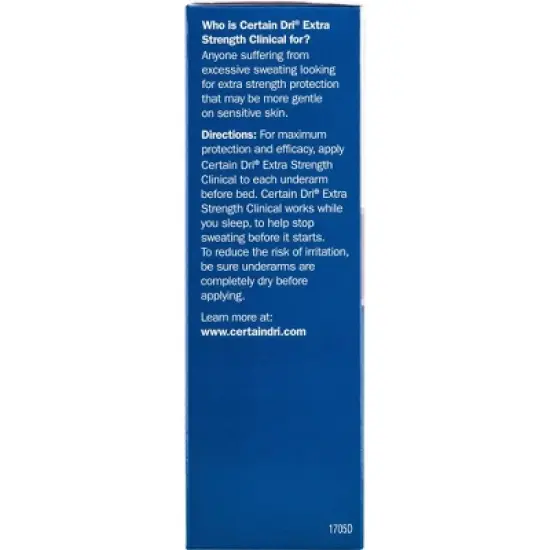 Certain Dri Extra Strength Clinical Solid Antiperspirant + Deodorant - Unscented 1.7oz/3pk image {4}