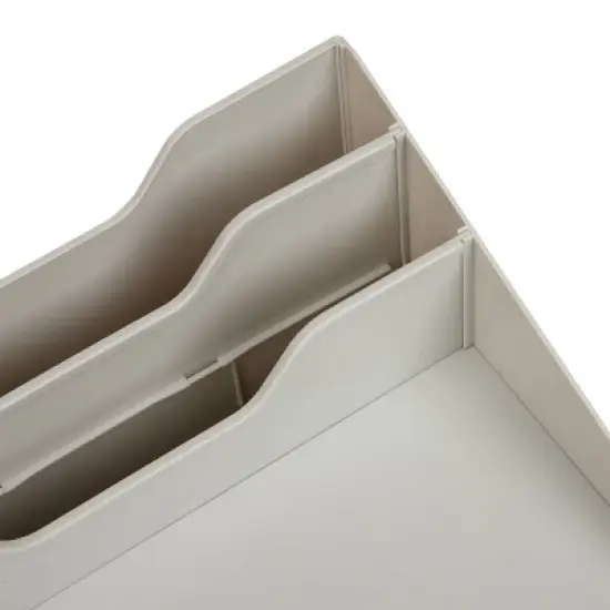 Mind Reader Vertical File Holder Paper Trays Plastic image {3}