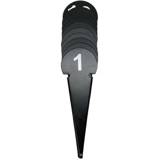 Amber Fight Gear Discus & Shot Put Markers (Set of 10) Track & Field Equipment,Secure Placement,Metal Construction for Competitions and Training image {4}