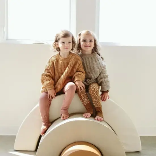 Goumikids Toddler Organic Cotton Chunky Knit Sweater image {5}