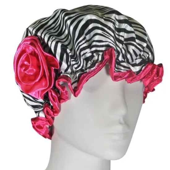 Wrapables Stylish Satin Shower Cap image {28}