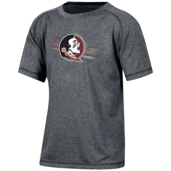 NCAA Florida State Seminoles Boys' Gray Poly T-Shirt image {3}