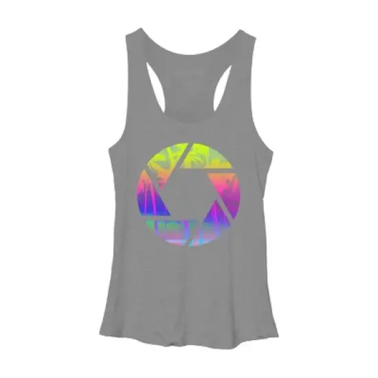 Women's Design By Humans Capture the Summer By clingcling Racerback Tank Top image {8}