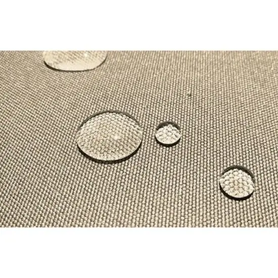 Eevelle 106" Meridian Round Table Fire Pit Cover Khaki image {8}