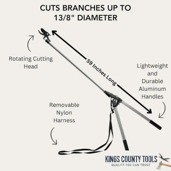 Kings County Tools 59-Inch Tree Trimmer Pruners image {5}