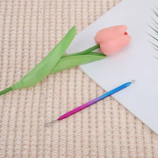 Unique Bargains Professional Gradient Pimple Extractor Blue Purple 1 Pc image {5}