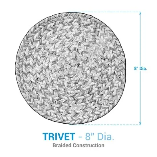 Park Designs Spice Bin Braided Mint Trivet Set of 6 image {3}