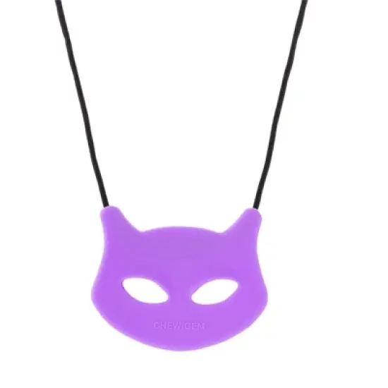 Chewigem Chewable Cat Pendant, Purple image {4}
