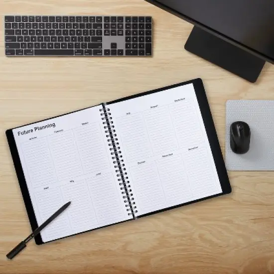 2024 Staples 7" x 8.75" Daily Planner Black (ST60461-24) image {6}