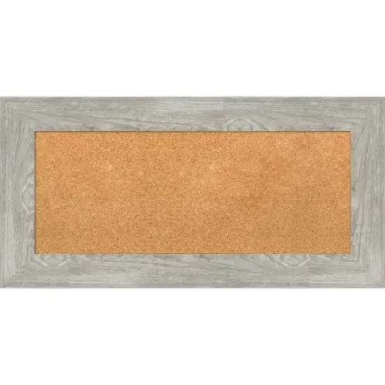 Amanti Art Dove Greywash Framed Corkboard, Natural Cork image {11}