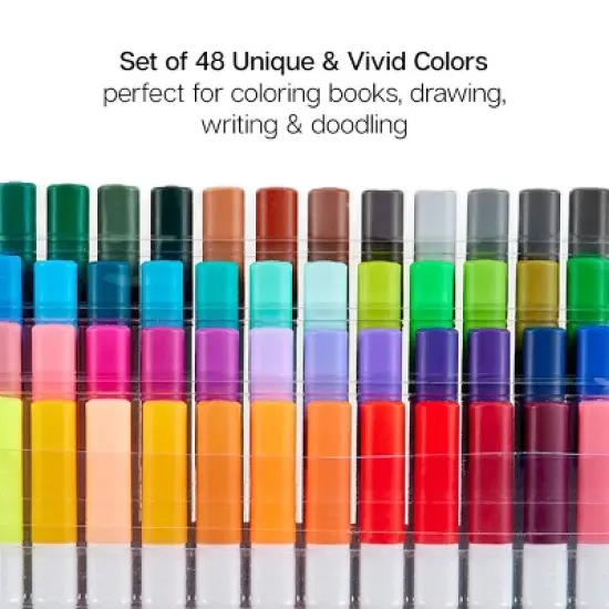KINGART Fine Line Pens 48 Colors image {2}