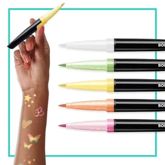 BodyMark by Bic 5pk Pastel Blister Tattoo Marker image {2}