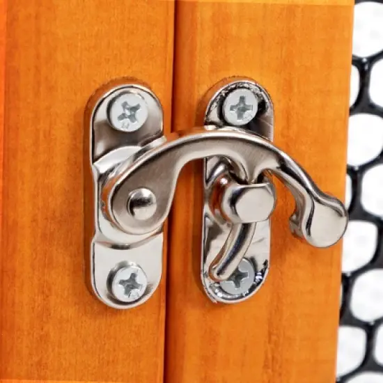 Sevobal Pet Crates and Houses Detachable Cat Enclosure with Waterproof Roof and 3 Jumping Platforms, Removable Cat Cage, Orange, 70.8"*31.5"*42.5" image {4}